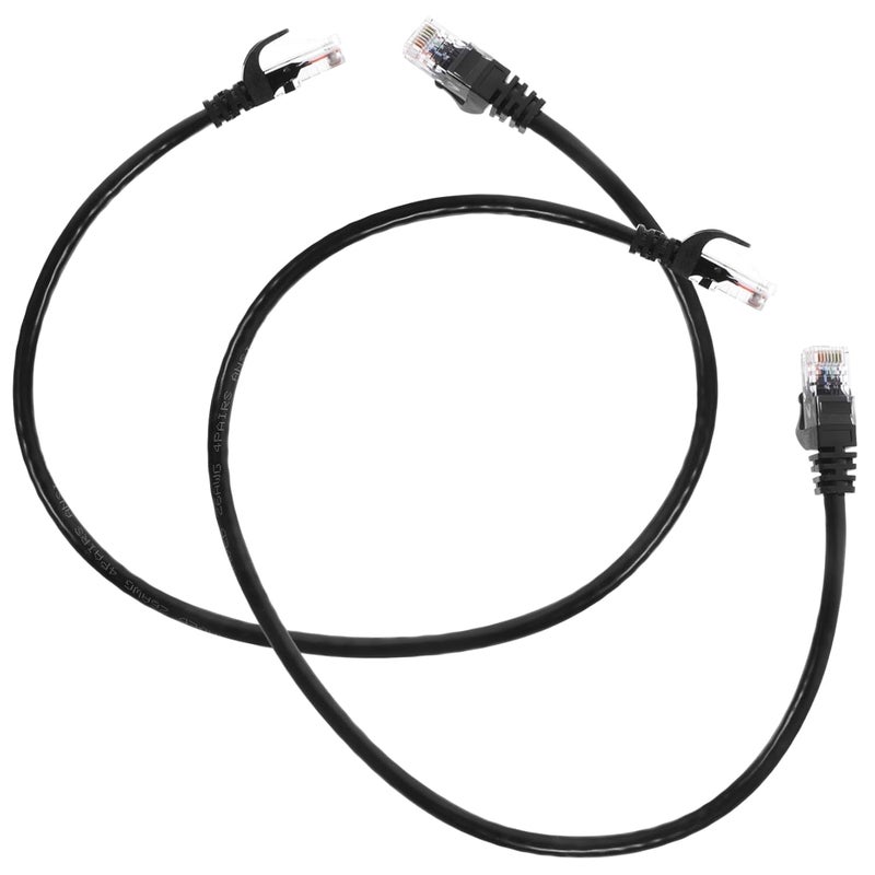 Mikinona 2 حزمة كابل إيثرنت 3 أقدام Cat6 سلك توصيل عالي السرعة للكمبيوتر الموجه - Image 1